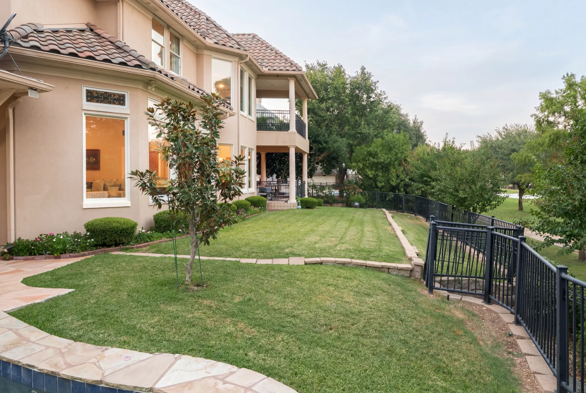 Covered patio